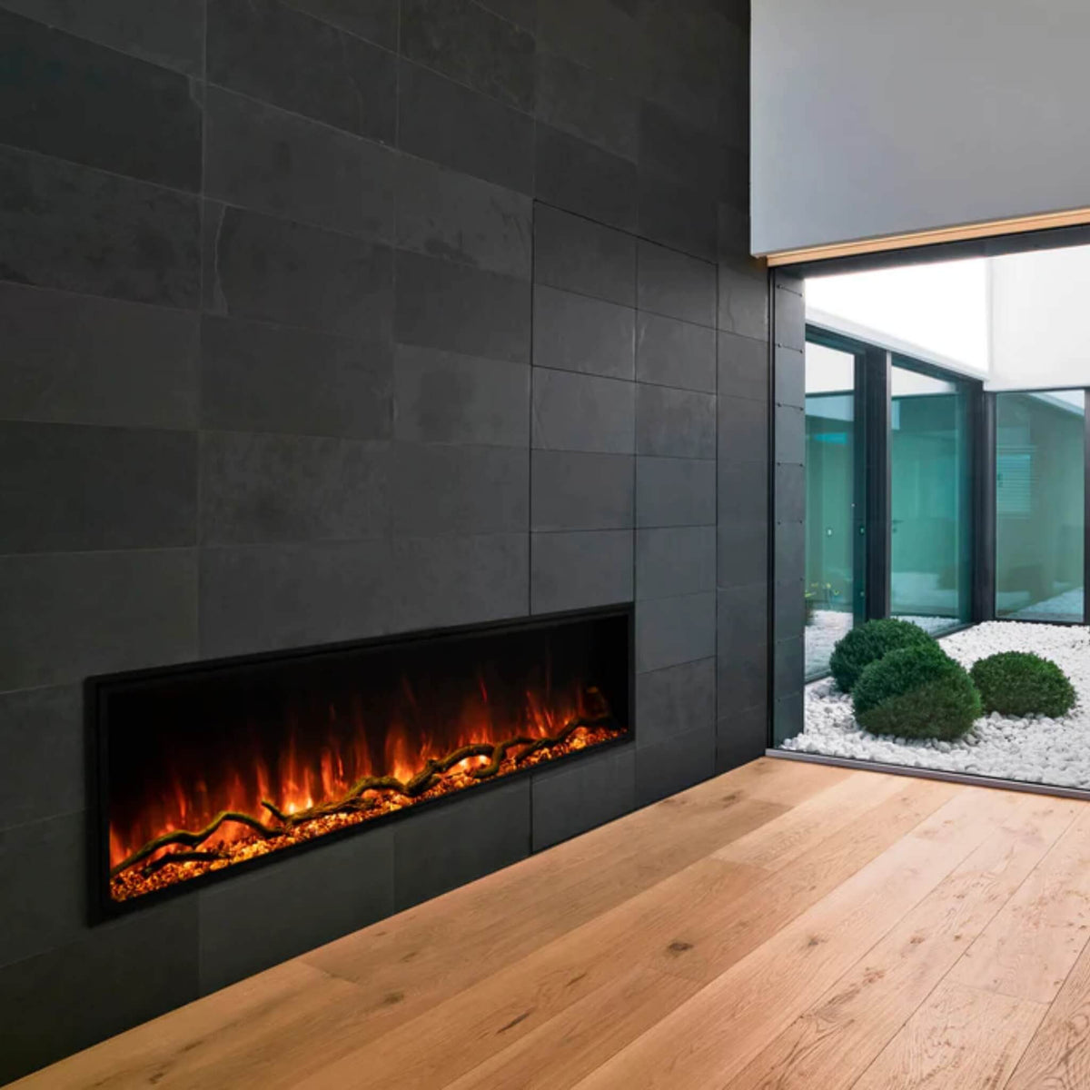 Modern Flames Landscape Pro Slim 68-Inch Built-In Linear Electric Fireplace [LPS-6814]
