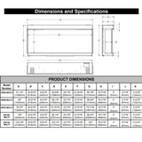 Modern Flames Orion Multi 76-Inch Heliovision Built-In Electric Fireplace [OR76-MULTI]