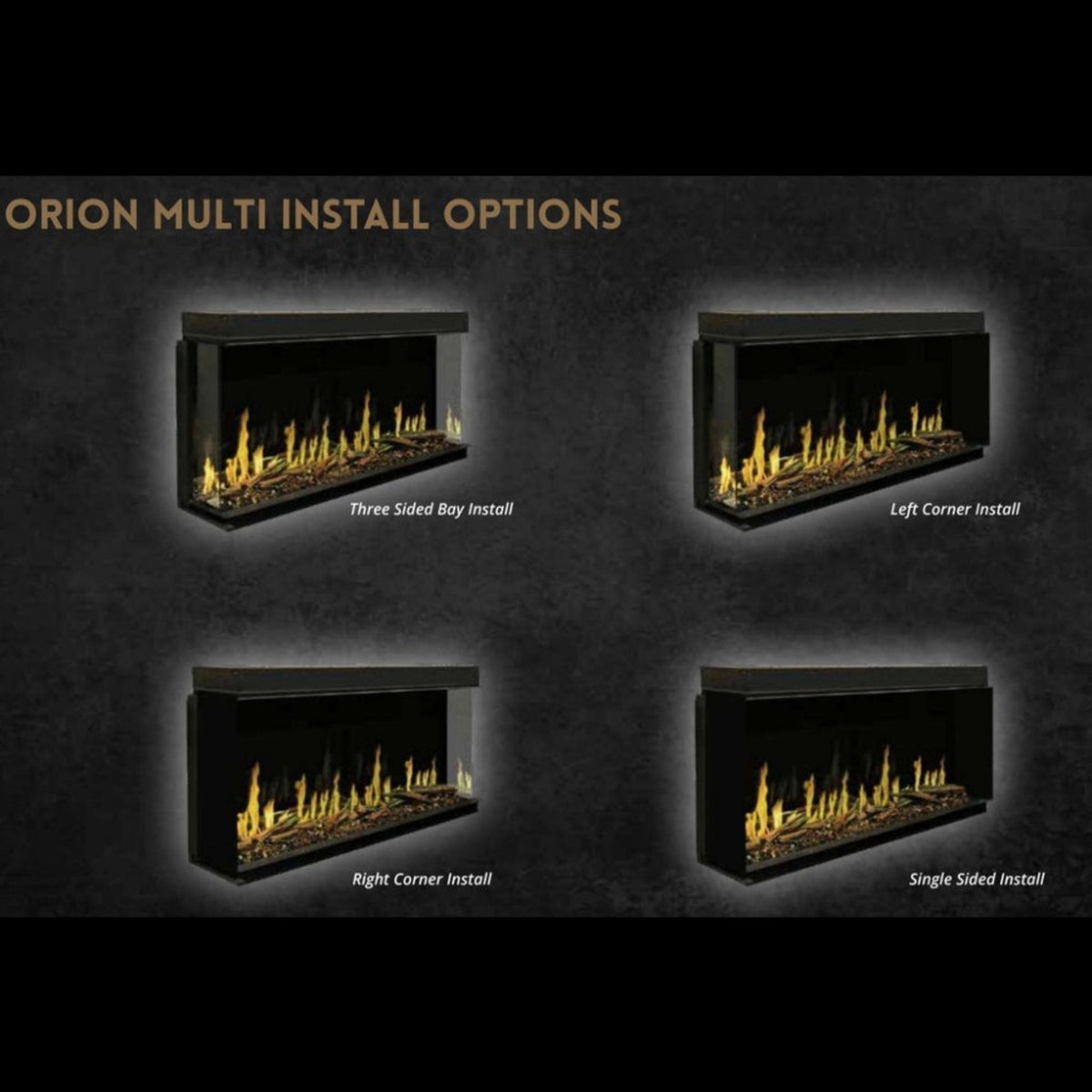 Modern Flames Orion Multi 76-Inch Heliovision Built-In Electric Fireplace [OR76-MULTI]