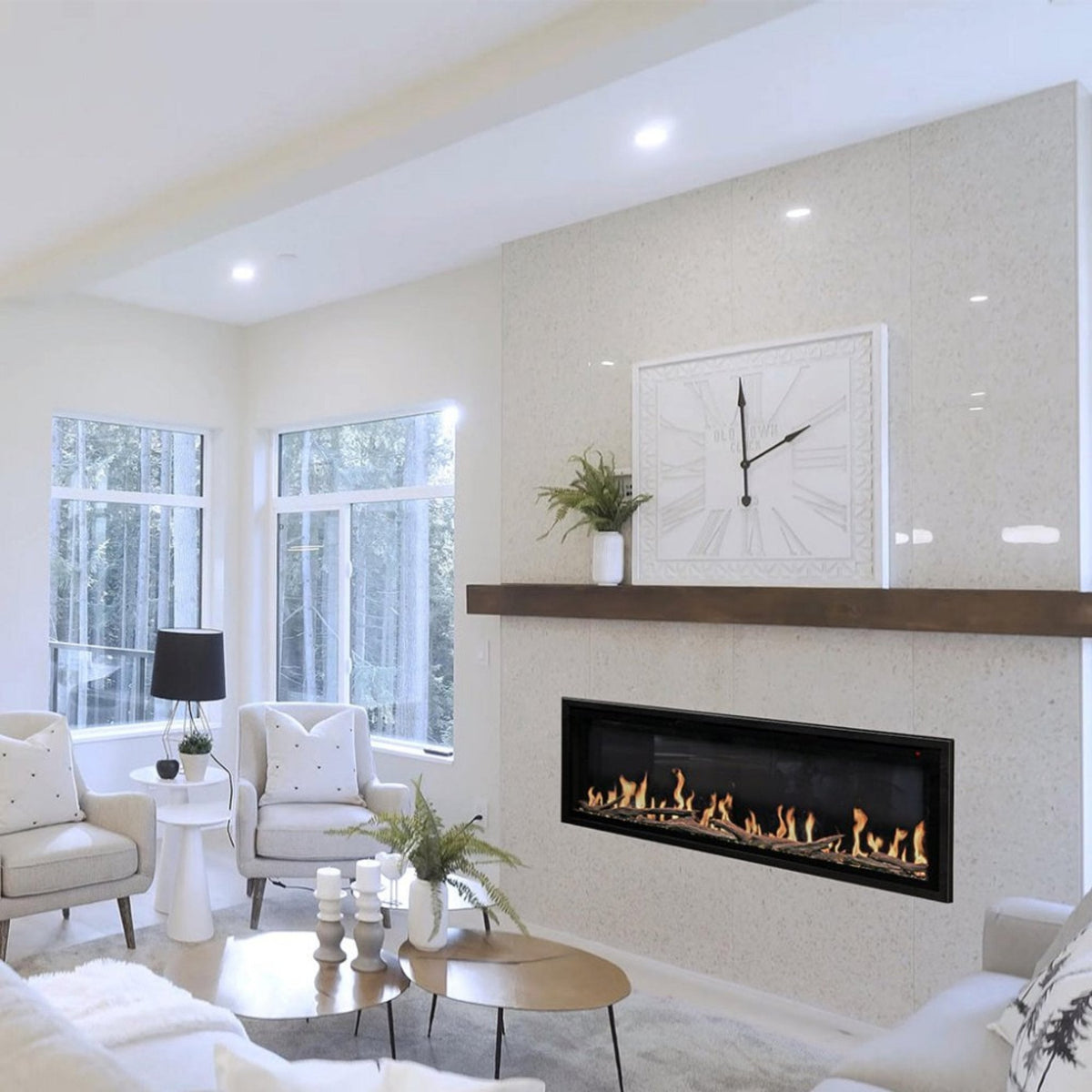 Modern Flames Orion Slim 52-Inch Heliovision Wall Mount Electric Fireplace [OR52-SLIM]