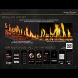 Modern Flames Orion Slim 60-Inch Heliovision Single-Sided Electric Fireplace [OR60-SLIM]
