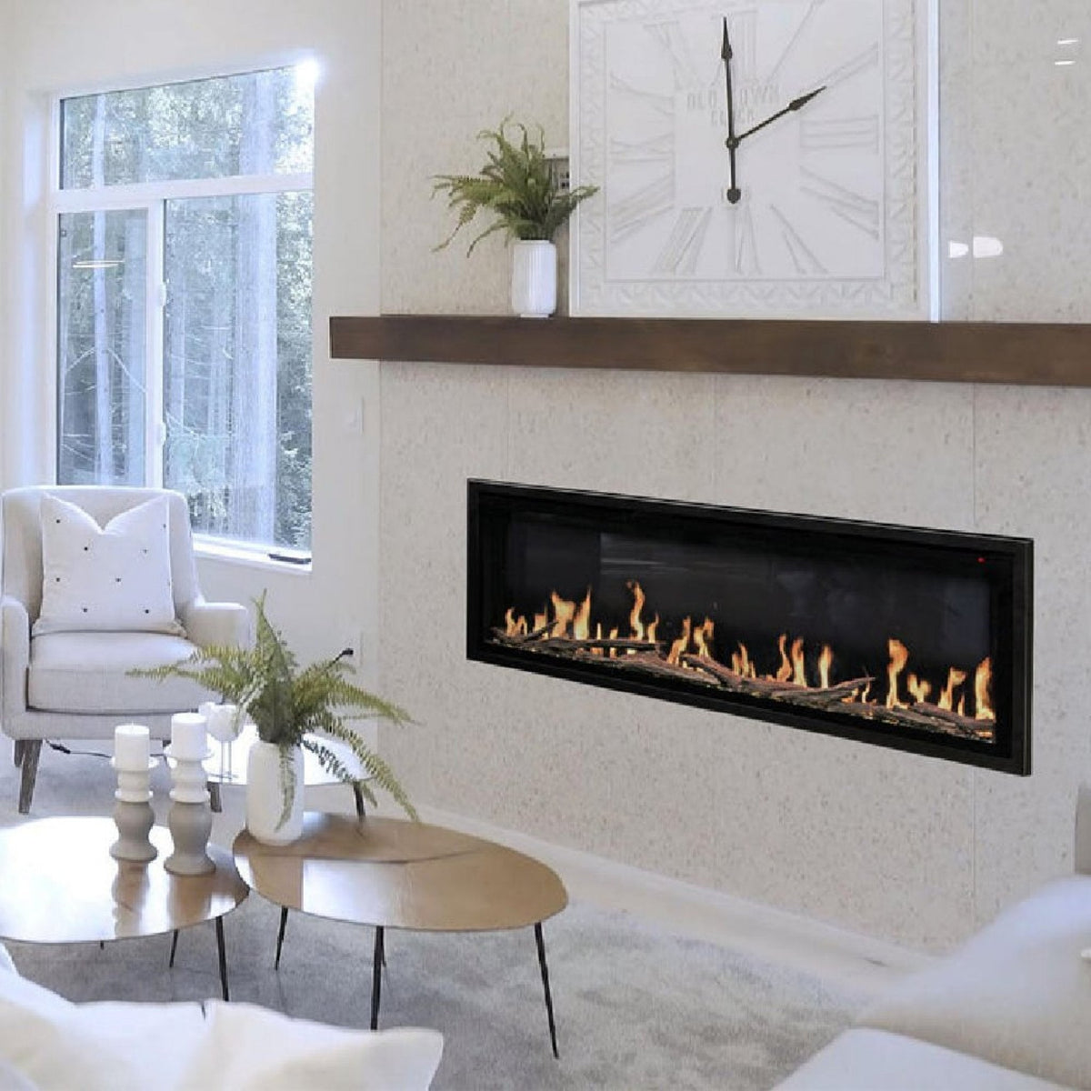 Modern Flames Orion Slim 60-Inch Heliovision Single-Sided Electric Fireplace [OR60-SLIM]