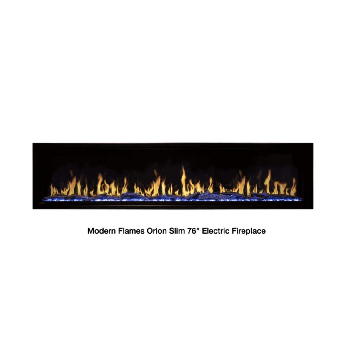 Modern Flames Orion Slim 76-Inch Heliovision Single-Sided Electric Fireplace [OR76-SLIM]