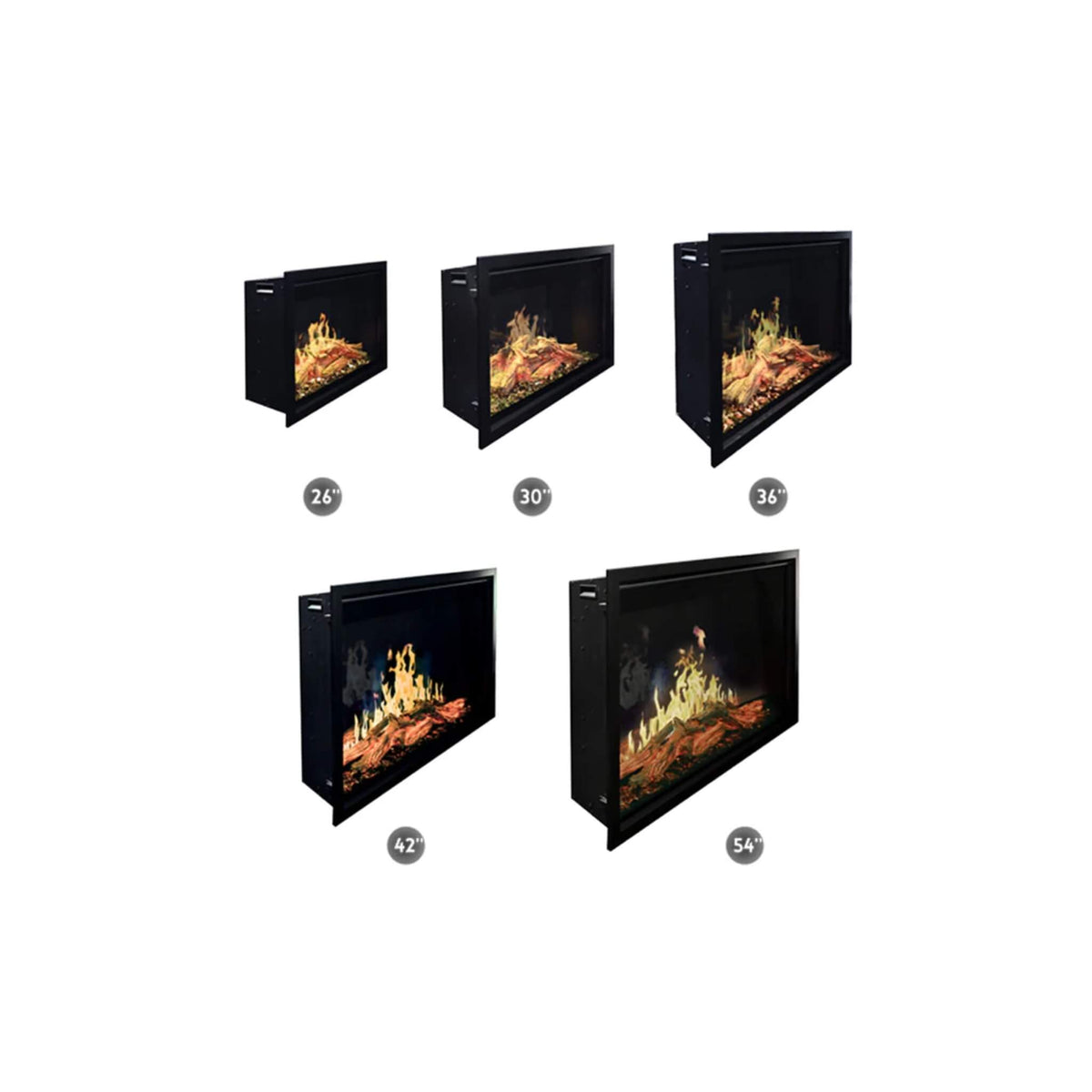 Modern Flames Orion Traditional 26-Inch Heliovision Electric Fireplace [OR26-TRAD]