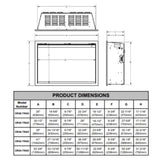 Modern Flames Orion Traditional 36-Inch Heliovision Electric Fireplace [OR36-TRAD]