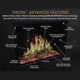 Modern Flames Orion Traditional 36-Inch Heliovision Electric Fireplace [OR36-TRAD]