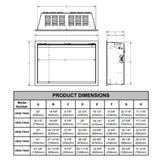 Modern Flames Orion Traditional 42-Inch Heliovision Electric Fireplace [OR42-TRAD]