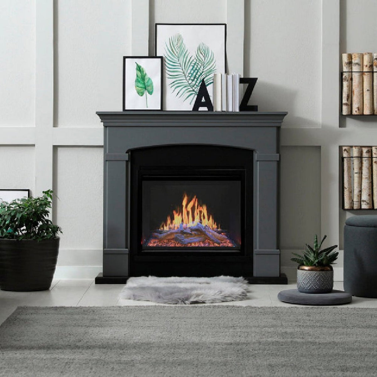 Modern Flames Orion Traditional 54-Inch Heliovision Electric Fireplace [OR54-TRAD]