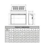 Modern Flames Orion Traditional 54-Inch Heliovision Electric Fireplace [OR54-TRAD]
