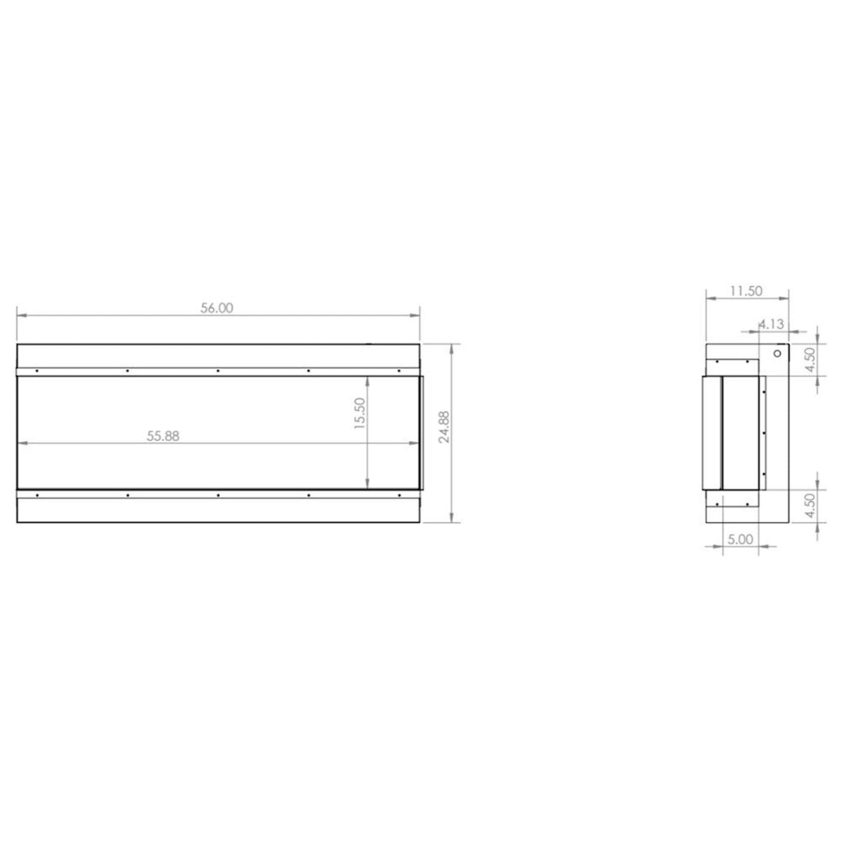 Modern Flames Redstone 30-Inch Built-In Traditional Electric Fireplace [RS-3021]