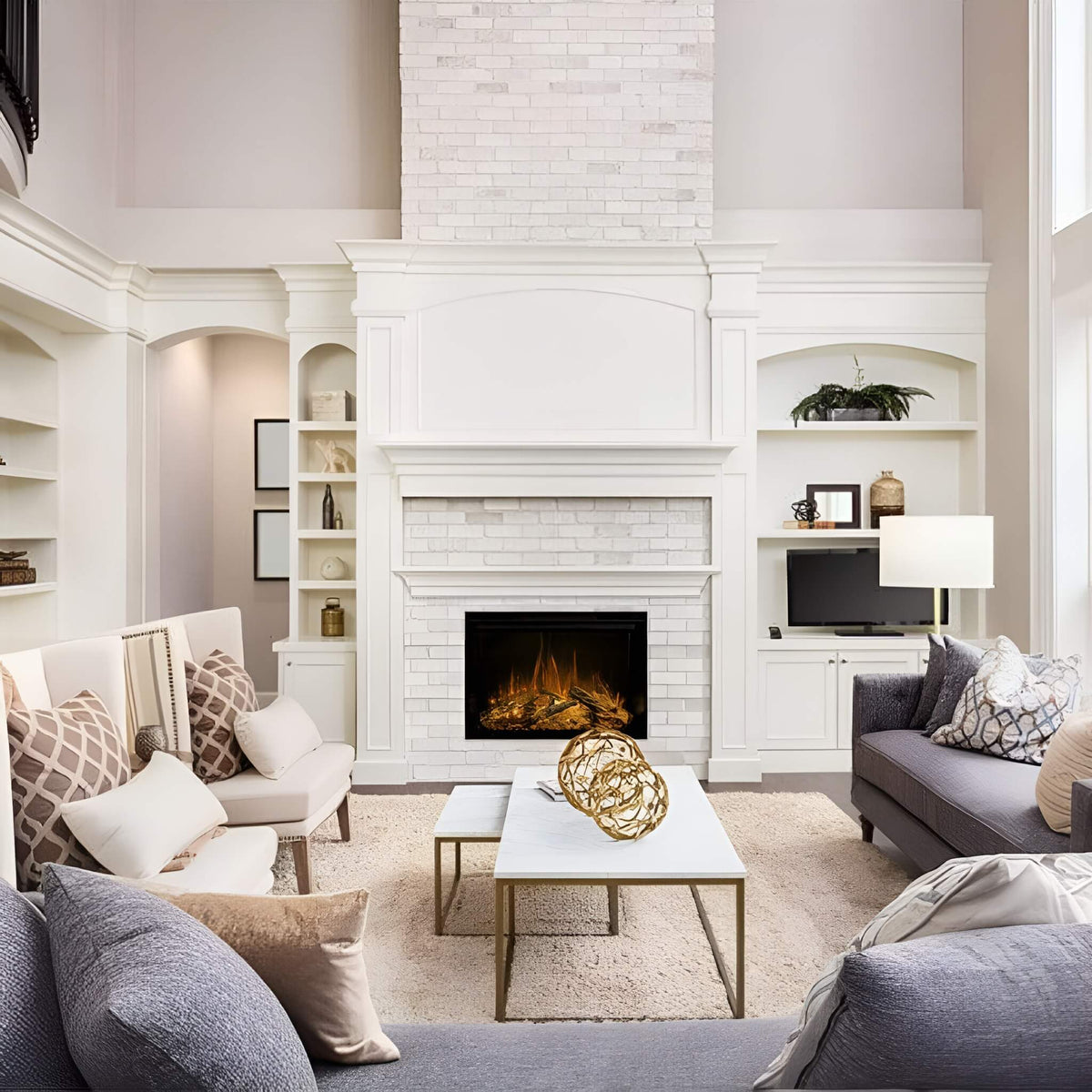 Modern Flames Redstone 30-Inch Built-In Traditional Electric Fireplace [RS-3021]