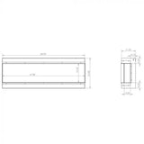 Modern Flames Redstone 36-Inch Built-In Traditional Electric Fireplace [RS-3626]