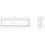 Modern Flames Redstone 42-Inch Built-In Traditional Electric Fireplace [RS-4229]
