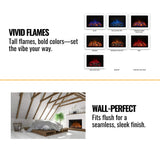 Modern Flames Redstone 54-Inch Built-In Traditional Electric Fireplace [RS-5435]