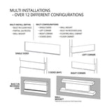 Modern Flames Landscape Pro Multi 120-Inch Linear Multi-Sided Electric Fireplace [LPM-12016V2]