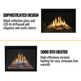 Modern Flames Orion Traditional 42-Inch Heliovision Electric Fireplace [OR42-TRAD]
