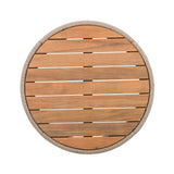 Alora Modern Rustic Coffee Table & Side Table With Woven Rope Design (SAK56739)