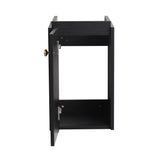 Nuvia Modern Wall-Mounted Bathroom Vanity With Ceramic Sink And Soft Close Door (SAK05214)