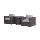 Alora 3-Piece Modular Rattan Patio Sofa Set With Weather-Resistant Cushions (SAK75321)