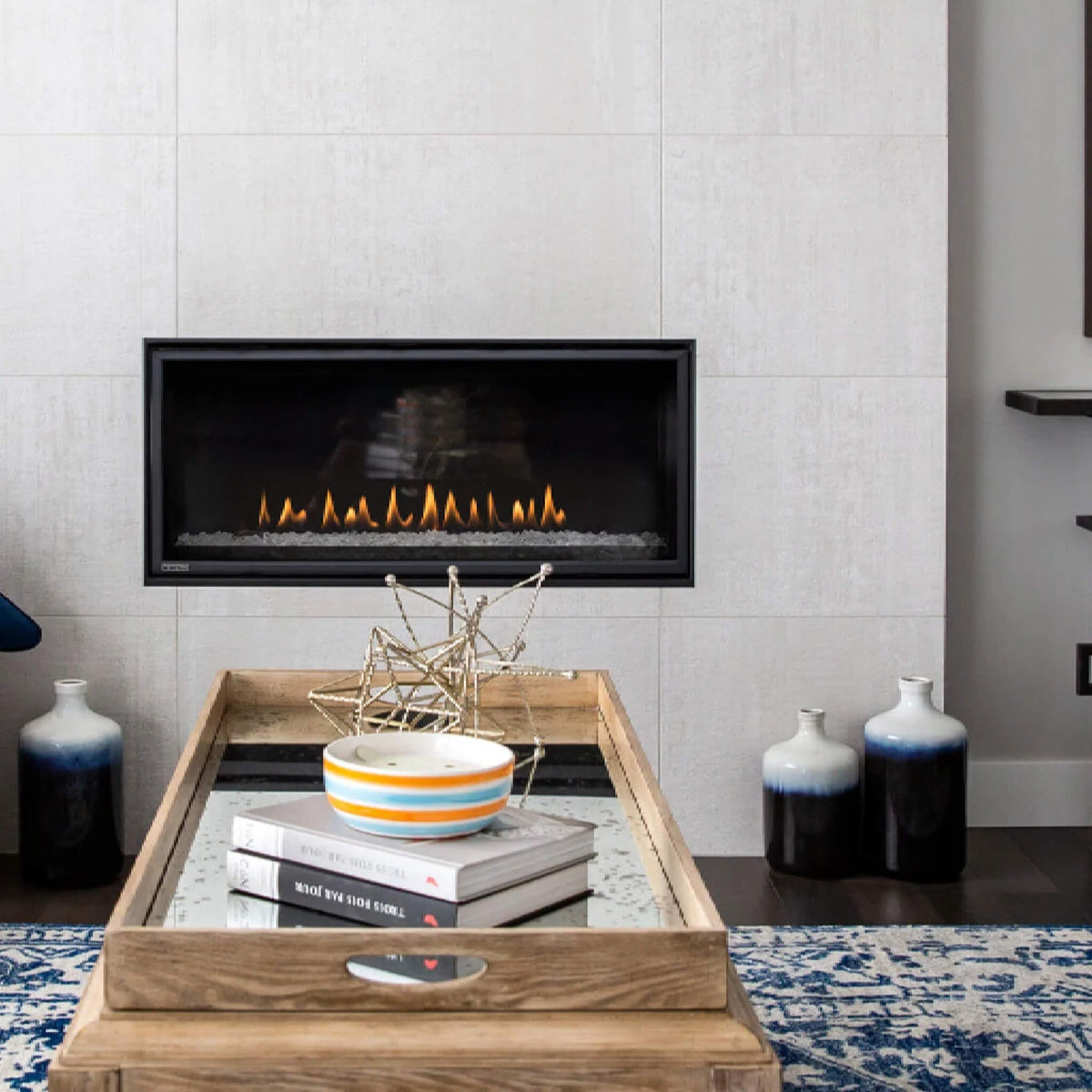 Montigo DelRay Linear Direct Vent Natural Gas Fireplace [DRL36/48/6013NI]