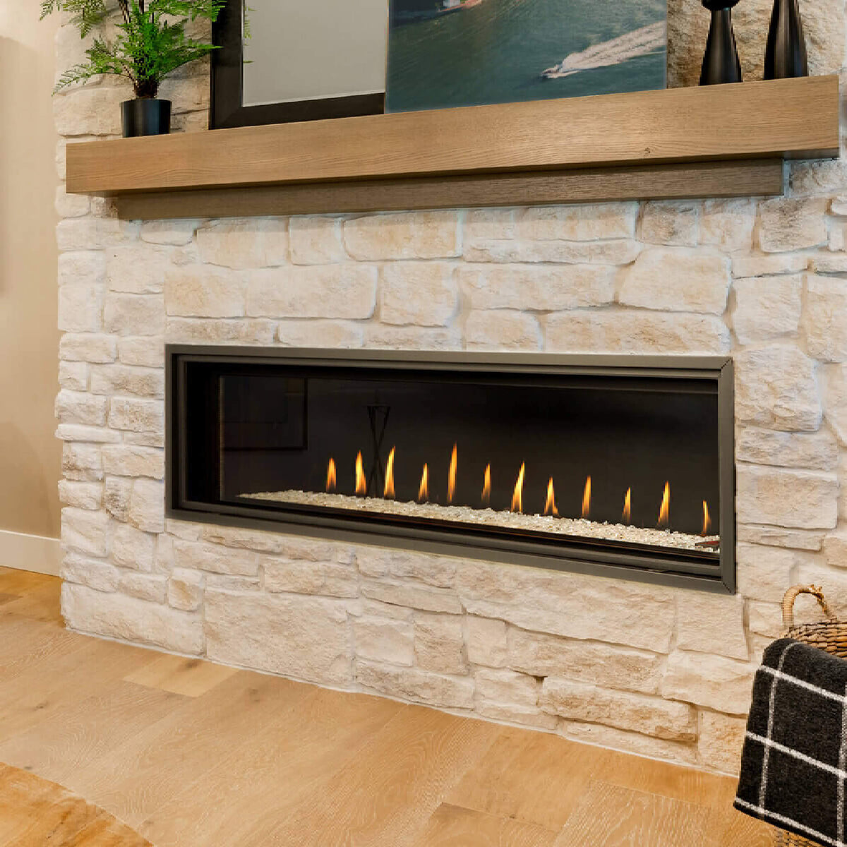 Montigo DelRay Linear Direct Vent Natural Gas Fireplace [DRL36/48/6013NI]