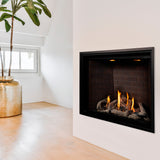Montigo DelRay Square Direct Vent Natural Gas Fireplace With Concealed Universal Burner [DRSQ34/38/42/46NI]