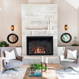 Montigo DelRay Square Direct Vent Natural Gas Fireplace With Concealed Universal Burner [DRSQ34/38/42/46NI]