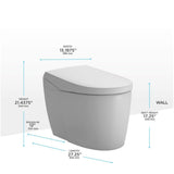 [MS8551CUMFG#01] TOTO Neorest AS 1.0 GPF Dual Flush One Piece Elongated Toilet With Integrated Smart Bidet Seat