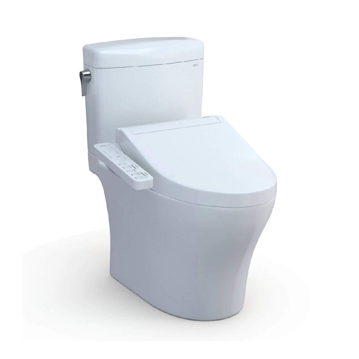 [MW4363074CEMFGN#01] TOTO Aquia IV Cube Elongated Dual Flush Toilet With Washlet C2 Bidet Seat And Left Hand Lever