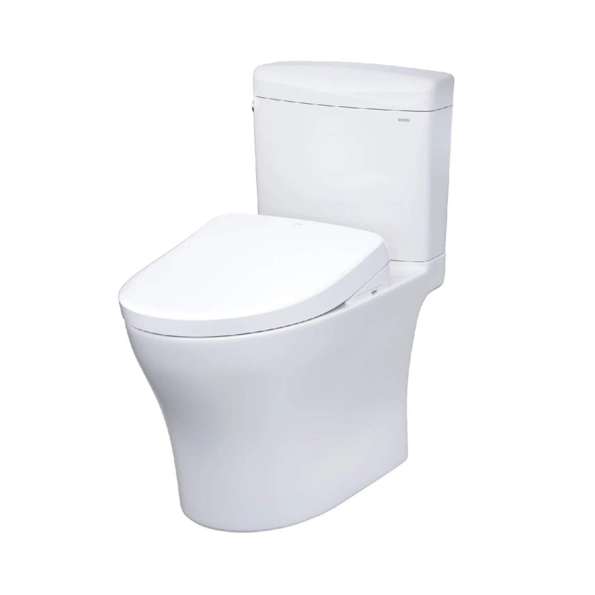 [MW4364726CEMFGN#01] TOTO Aquia IV Cube Washlet S7 With 1.28 GPF And 0.9 Elongated Bidet Toilet