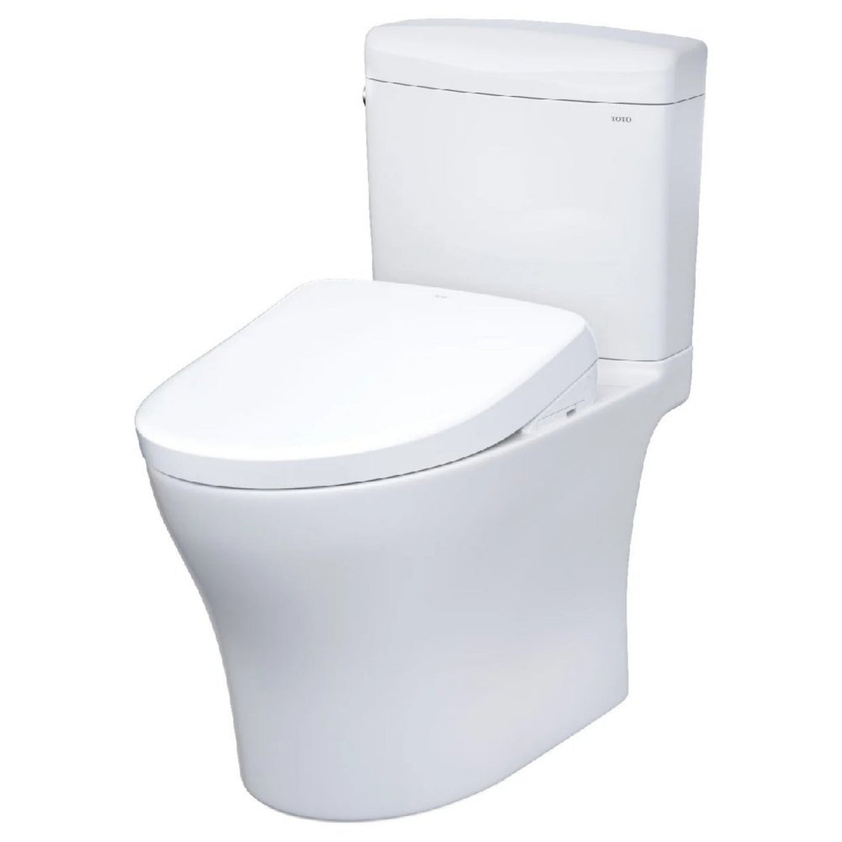 [MW4364736CEMFGN#01] TOTO Aquia IV Cube 1.28 GPF And 0.9 GPF Dynamax Tornado Flush Toilet With Washlet S7A Bidet Seat