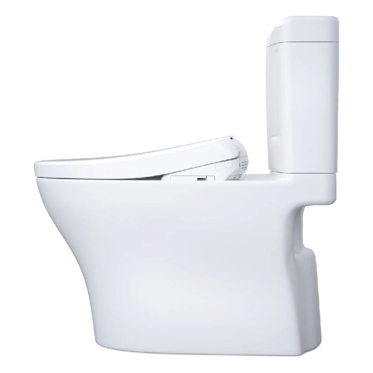 [MW4364736CEMFGN#01] TOTO Aquia IV Cube 1.28 GPF And 0.9 GPF Dynamax Tornado Flush Toilet With Washlet S7A Bidet Seat