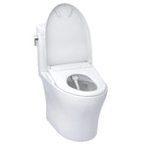 [MW4364736CEMFGN#01] TOTO Aquia IV Cube 1.28 GPF And 0.9 GPF Dynamax Tornado Flush Toilet With Washlet S7A Bidet Seat