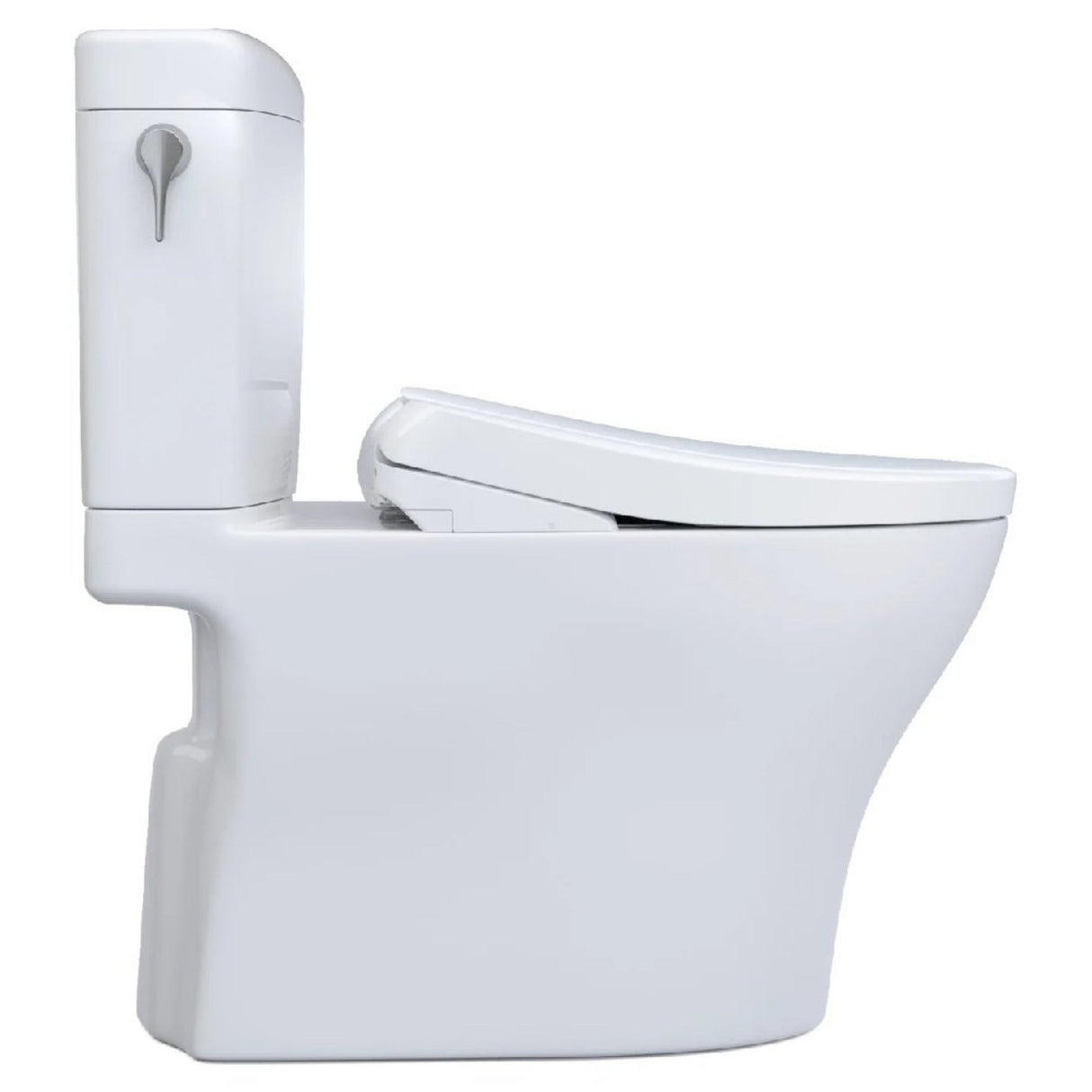 [MW4364736CEMFGN#01] TOTO Aquia IV Cube 1.28 GPF And 0.9 GPF Dynamax Tornado Flush Toilet With Washlet S7A Bidet Seat