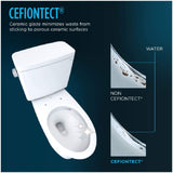 [MW4464726CEMFGN#01] TOTO Aquia IV Dual Flush Elongated Universal Height Toilet With Washlet S7 Bidet Seat