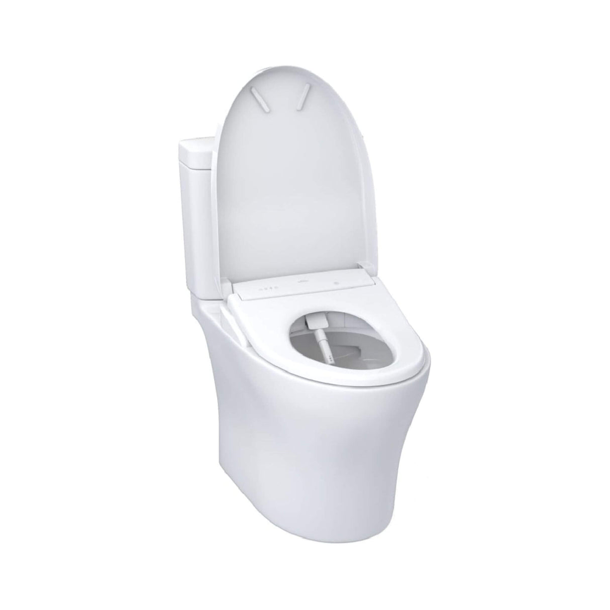 [MW4464726CEMFGN#01] TOTO Aquia IV Dual Flush Elongated Universal Height Toilet With Washlet S7 Bidet Seat