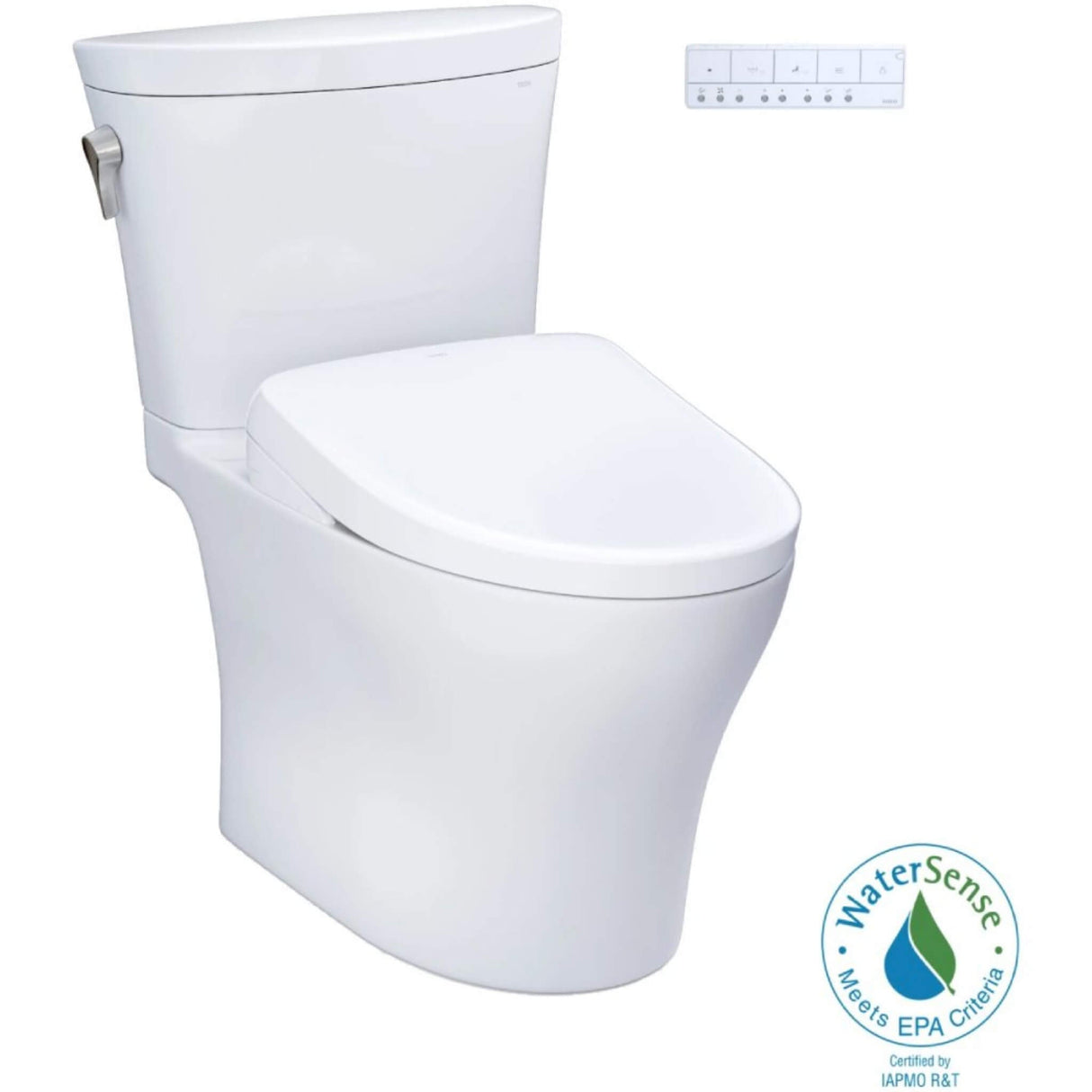 [MW4484726CEMFGN#01] TOTO Aquia IV Arc Dual Flush Universal Height Toilet With Washlet S7  Bidet Seat