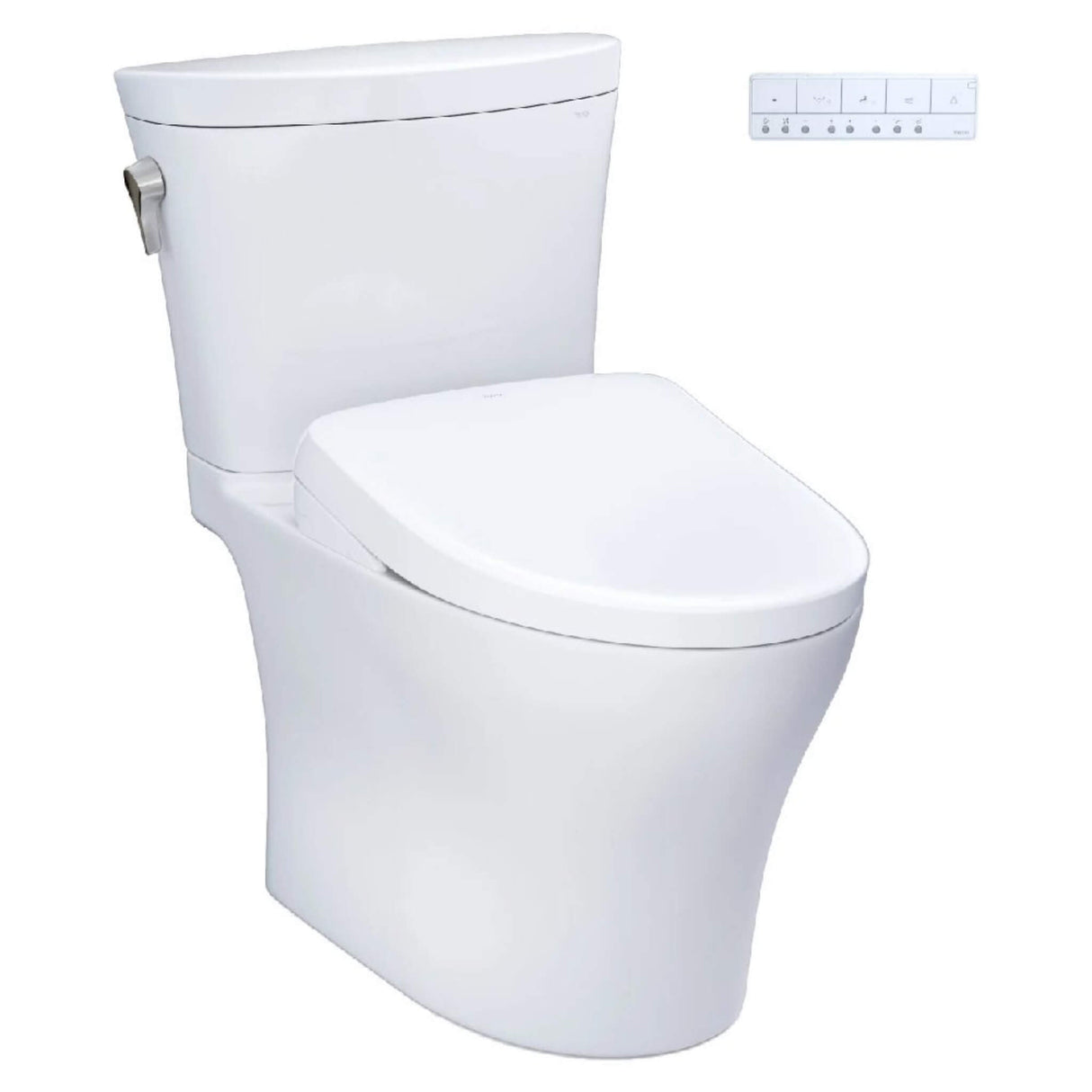 [MW4484736CEMFGN#01] TOTO Aquia IV Arc Dual Flush Universal Height Toilet With S7A Auto Open Bidet Seat