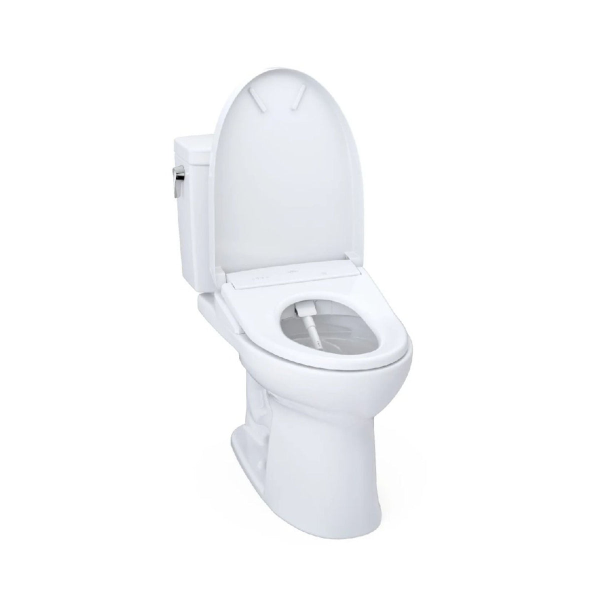 [MW4544726CUFG#01] TOTO Drake II 1 GPF Elongated Chair Height Toilet With Washlet S7A Bidet Seat