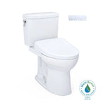 [MW4544726CUFG#01] TOTO Drake II 1 GPF Elongated Chair Height Toilet With Washlet S7A Bidet Seat