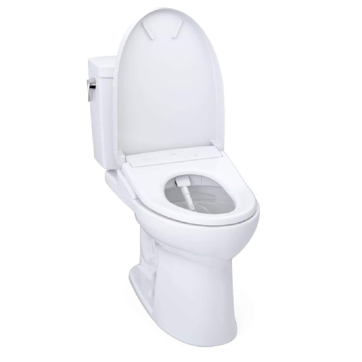 [MW4544726CUFGA#01] TOTO Drake II Washlet S7 And 1.0 GPF Elongated Chair Height Bidet Toilet