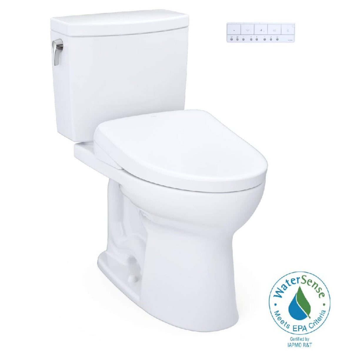 [MW4544726CUFGA#01] TOTO Drake II Washlet S7 And 1.0 GPF Elongated Chair Height Bidet Toilet