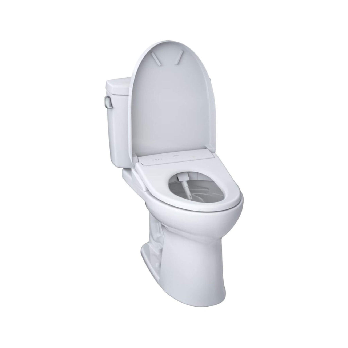 [MW4544736CEFG#01] TOTO Drake II 1.28 GPF Chair Height Toilet With S7A Tornado Flush And Night Light