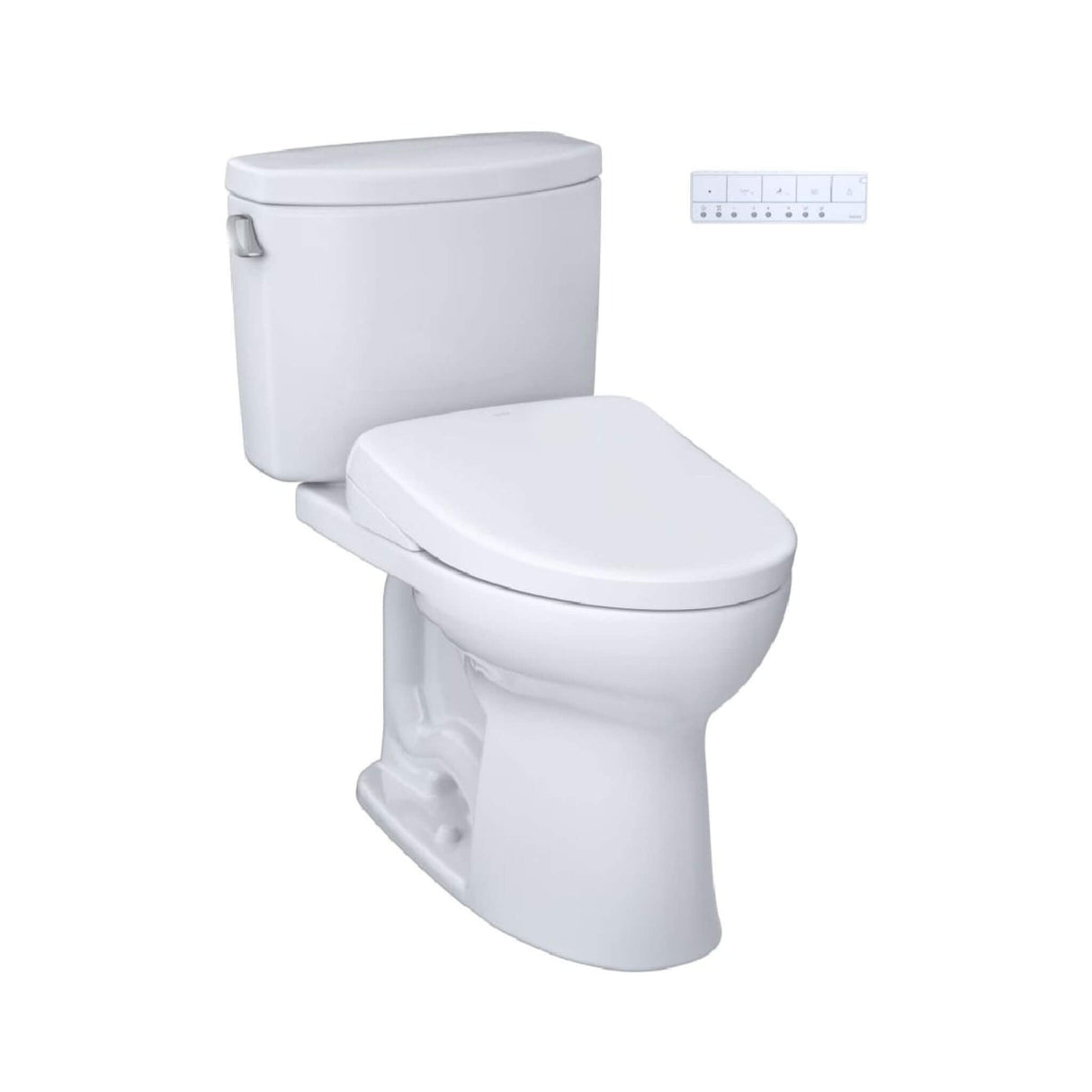 [MW4544736CEFG#01] TOTO Drake II 1.28 GPF Chair Height Toilet With S7A Tornado Flush And Night Light