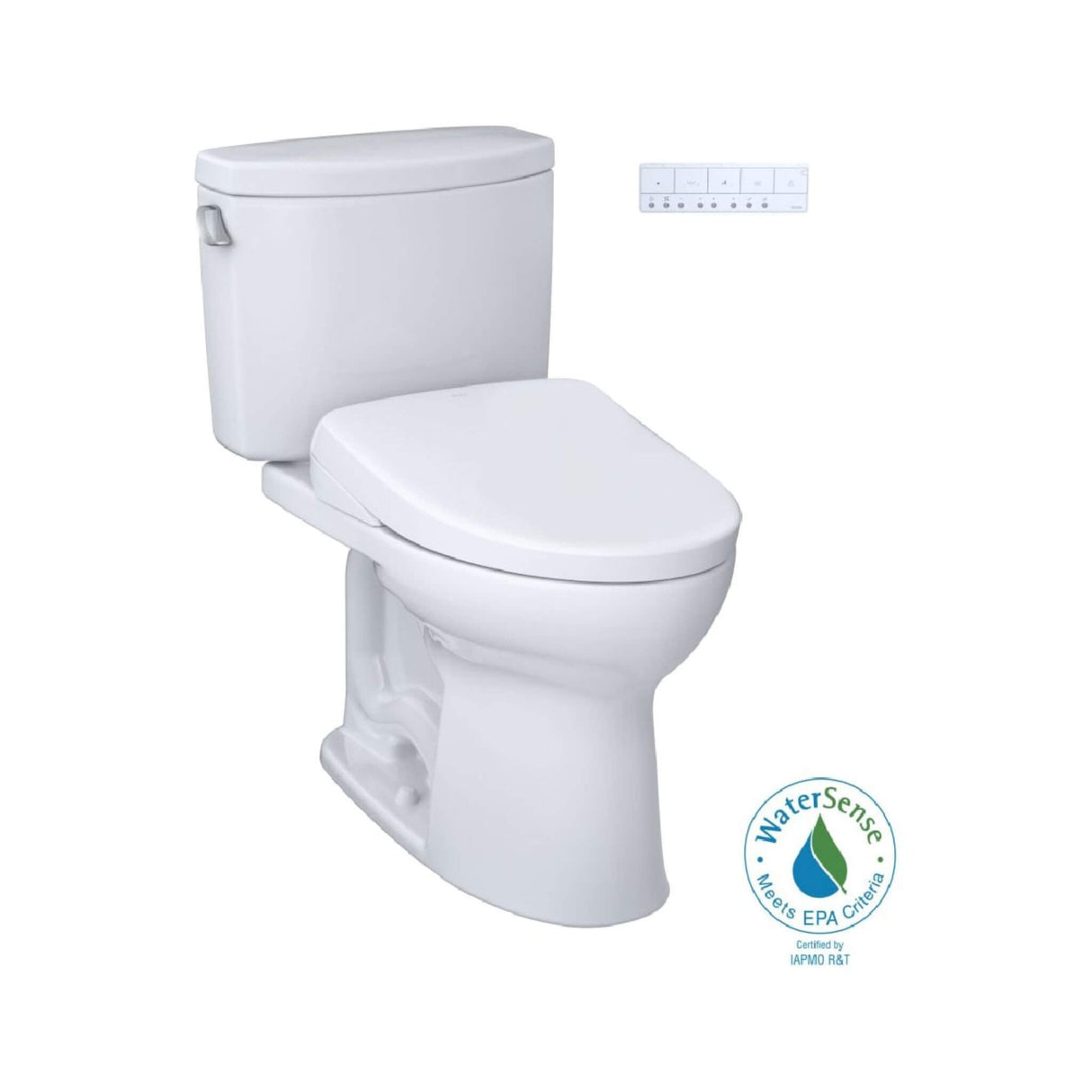 [MW4544736CEFG#01] TOTO Drake II 1.28 GPF Chair Height Toilet With S7A Tornado Flush And Night Light