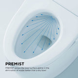 [MW4743074CUFG#01] TOTO Vespin II 1.0 GPF Elongated Toilet With C2 Bidet Seat And Left Hand Lever
