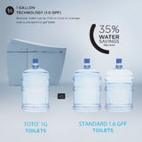 [MW4743084CUFG#01] TOTO Vespin II 1.0 GPF Elongated Toiled With Washlet C5 Bidet Seat