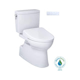 [MW4744736CUFG#01] TOTO Vespin II 1 GPF Elongated Chair Height Toilet With Washlet S7A Auto Open Bidet Seat