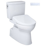 [MW4744736CUFG#01] TOTO Vespin II 1 GPF Elongated Chair Height Toilet With Washlet S7A Auto Open Bidet Seat