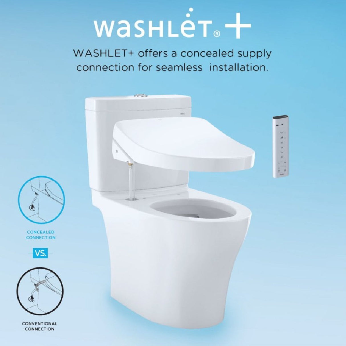 [MW6243084CEFG#01] TOTO Legato Washlet C5 Bidet Seat With 1.28 GPF One Piece Elongated Toilet